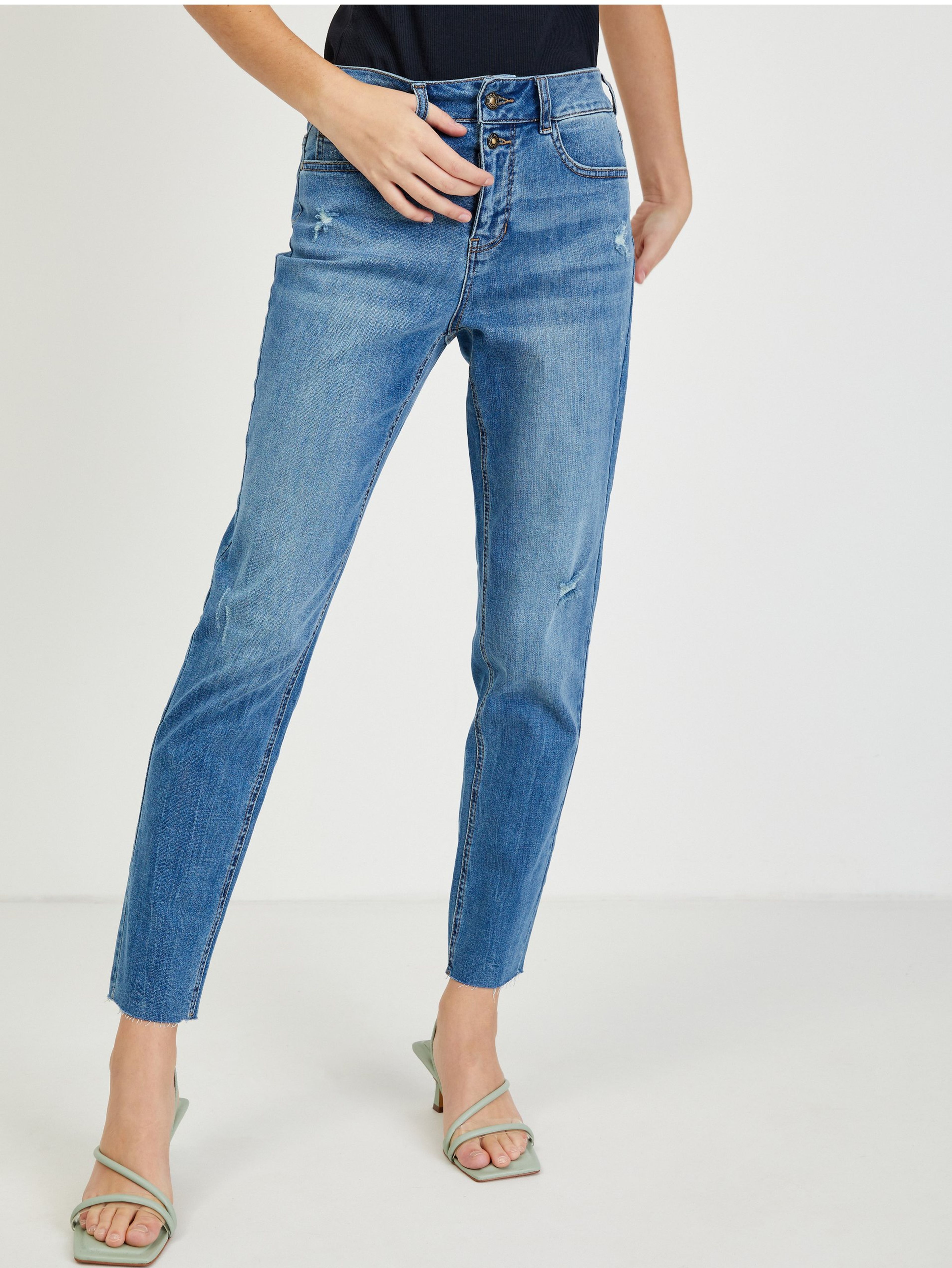 Blaue Damen Boyfriend-Jeans ORSAY