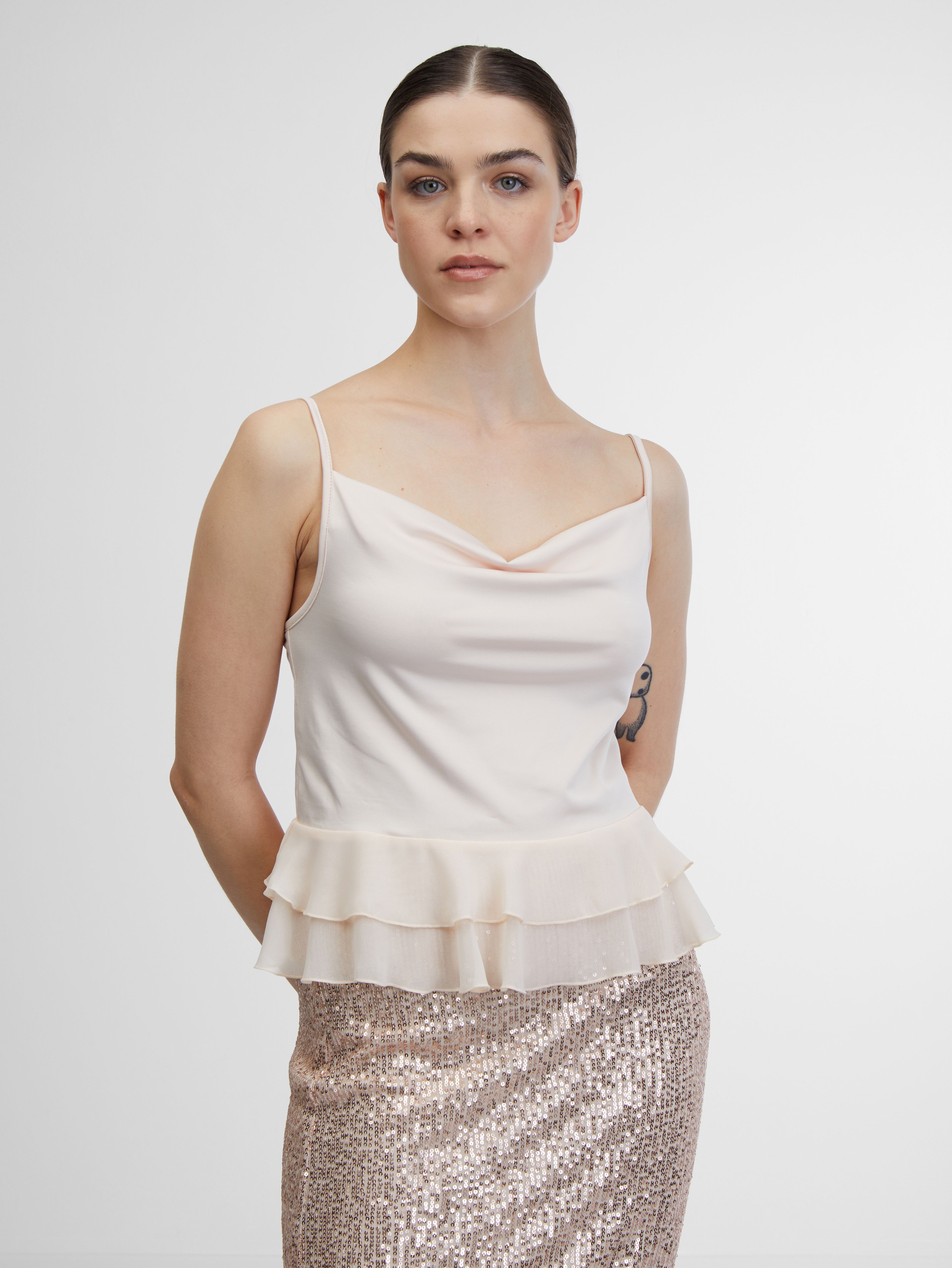 Beigefarbenes Damen-Top ORSAY