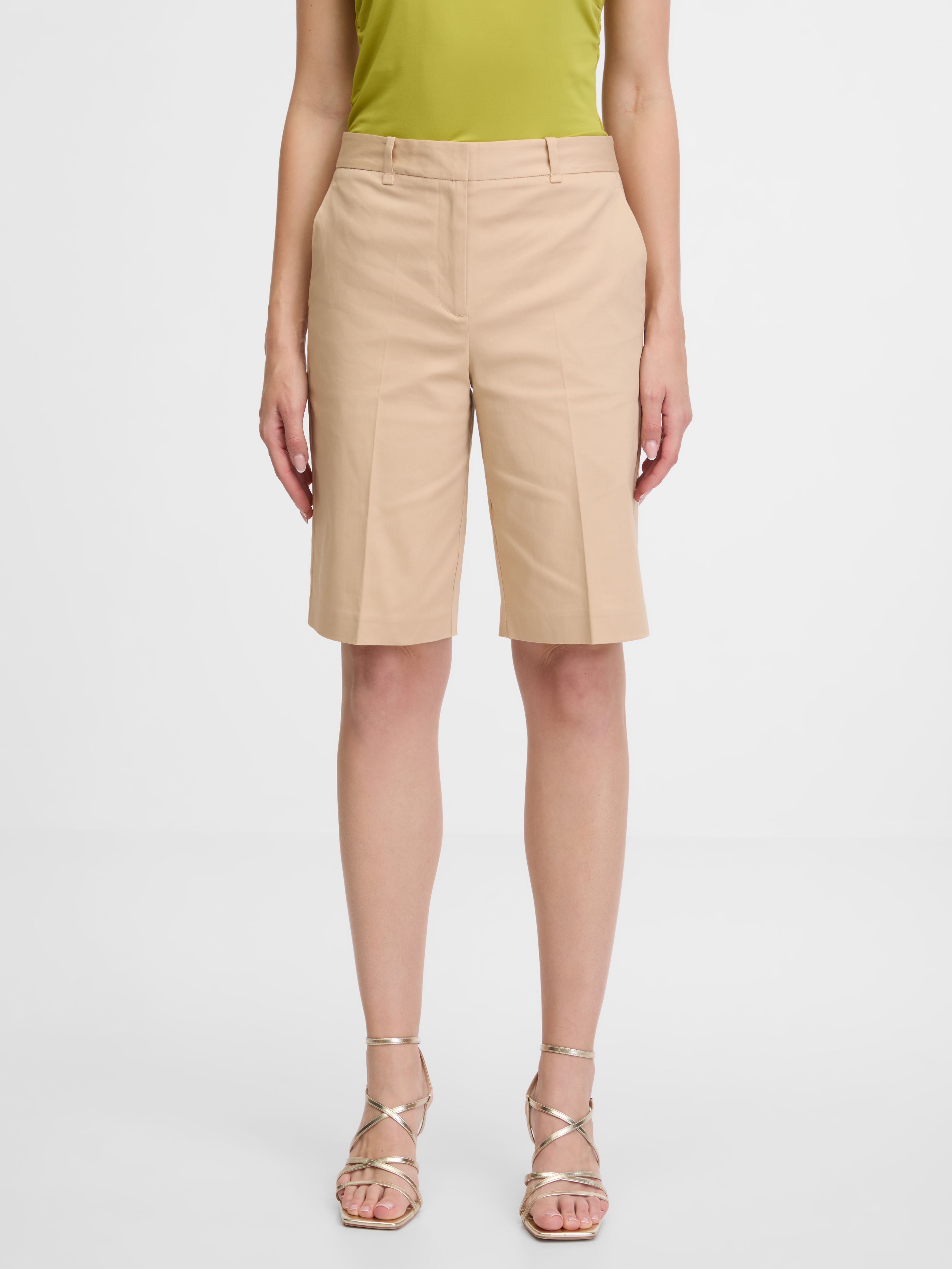 Hellbraune Damen-Shorts ORSAY