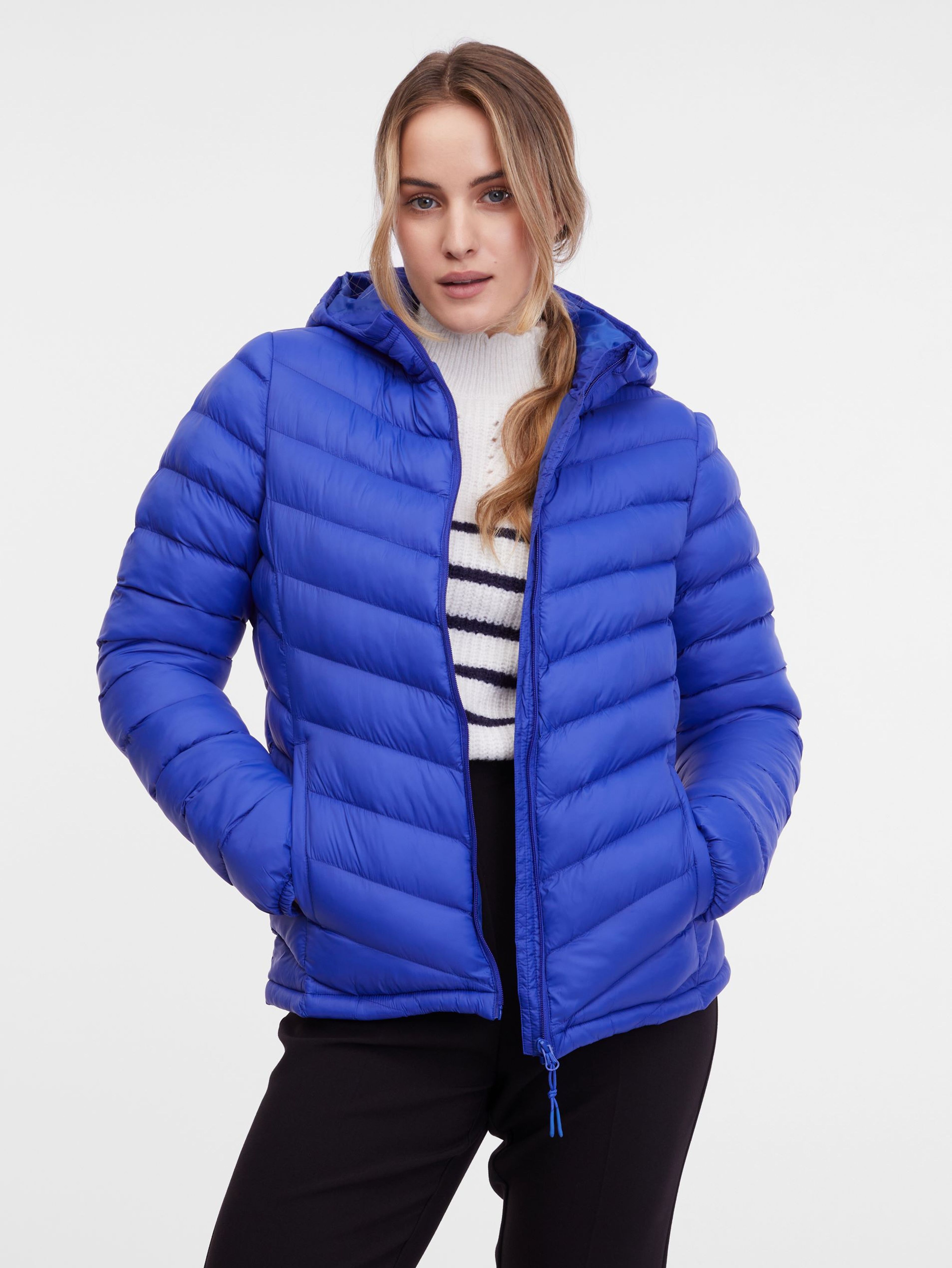 Blaue Damen-Steppjacke ORSAY