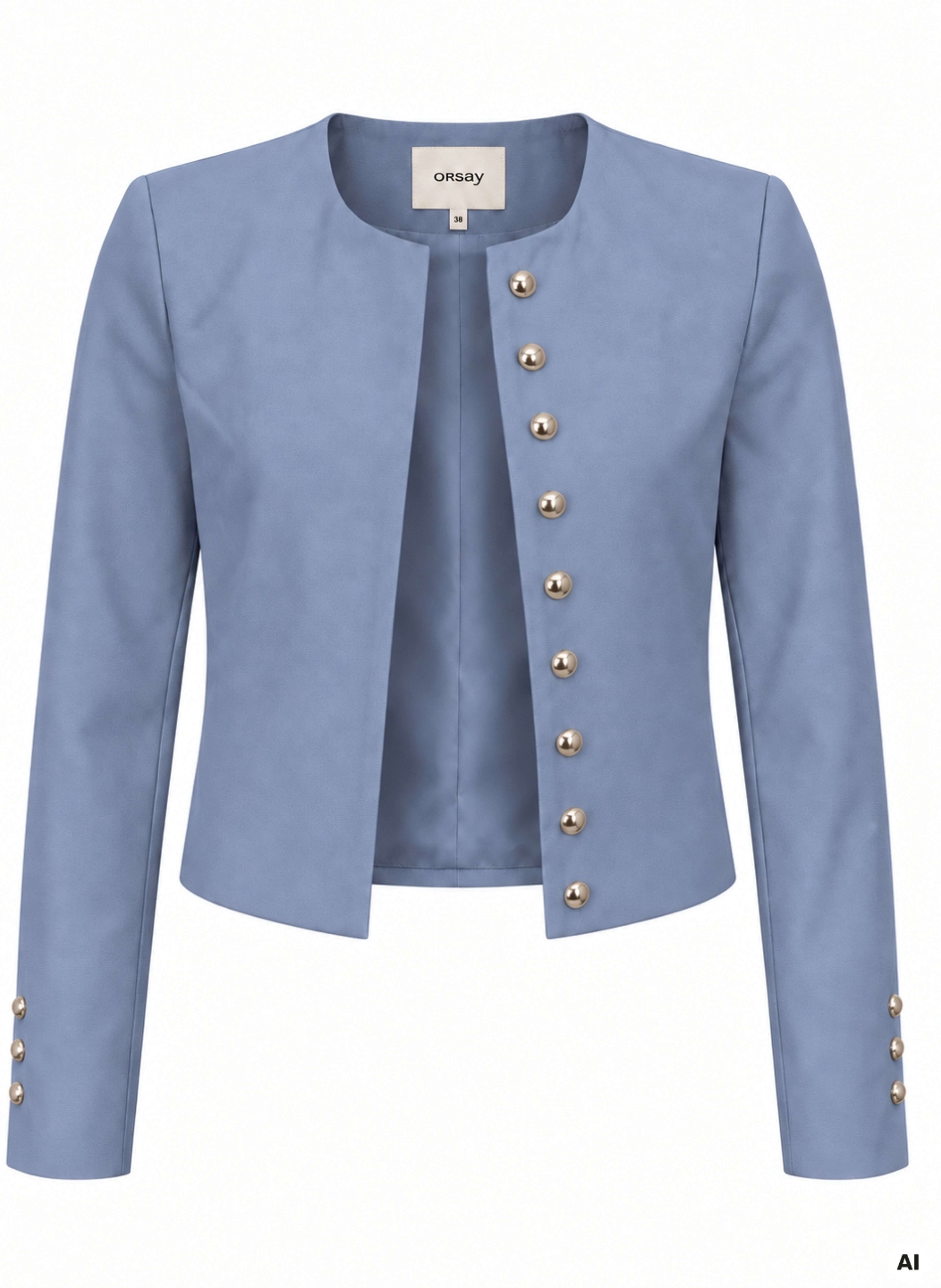 Hellblauer Damen-Blazer ORSAY - 007