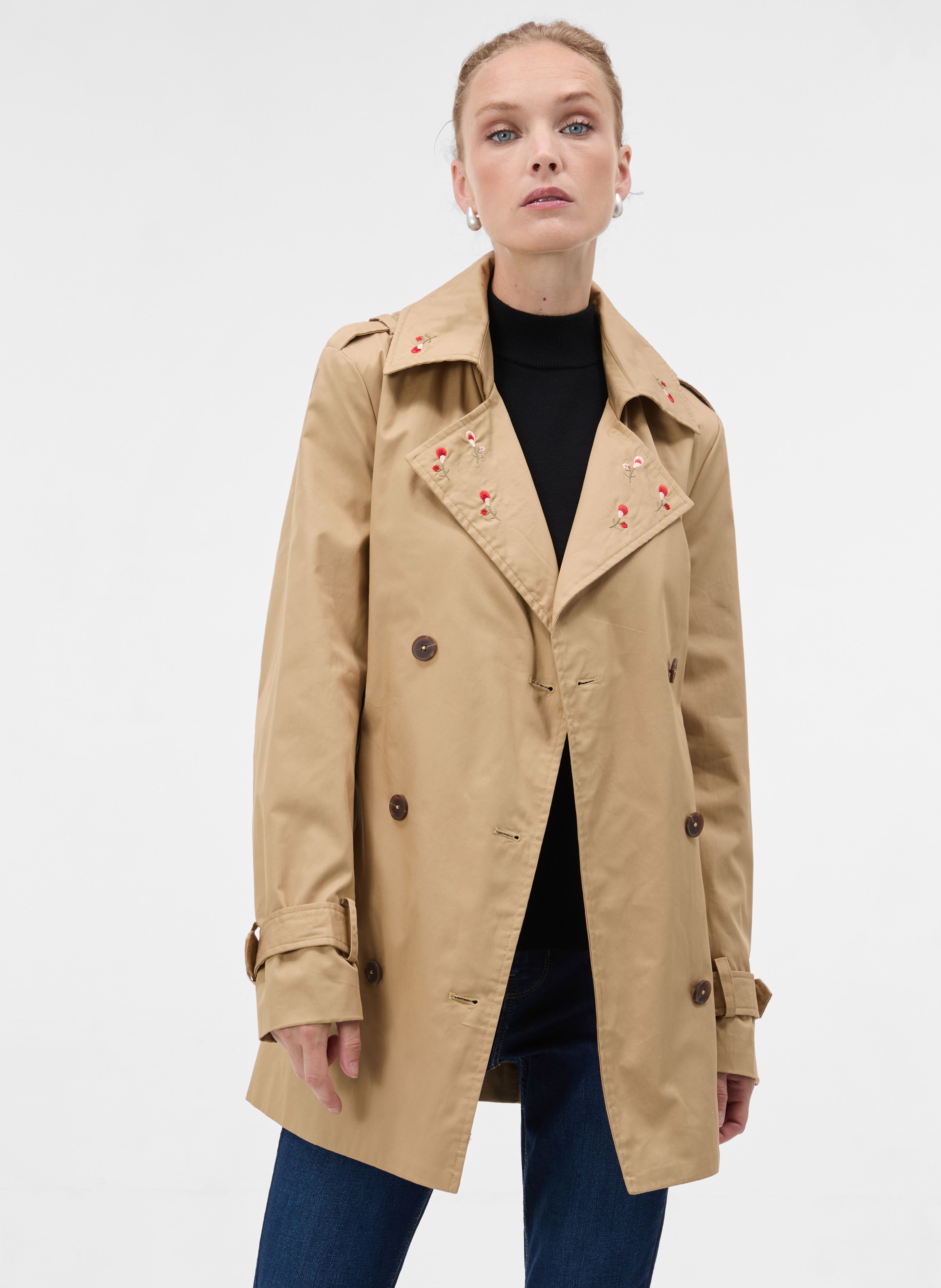 Brauner Damen-Trenchcoat ORSAY - 003