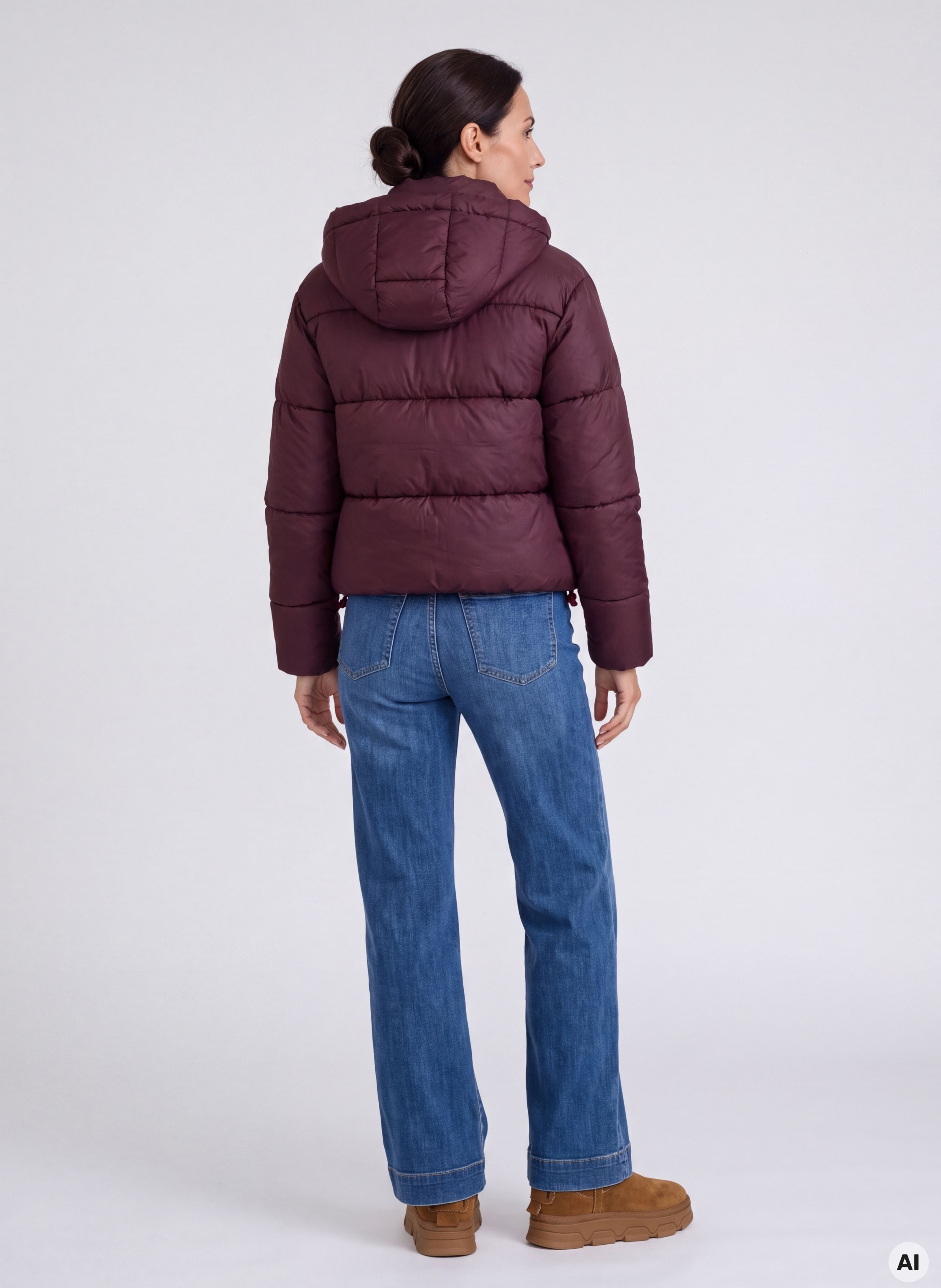 Bordeaux Damen-Winterjacke ORSAY - 002