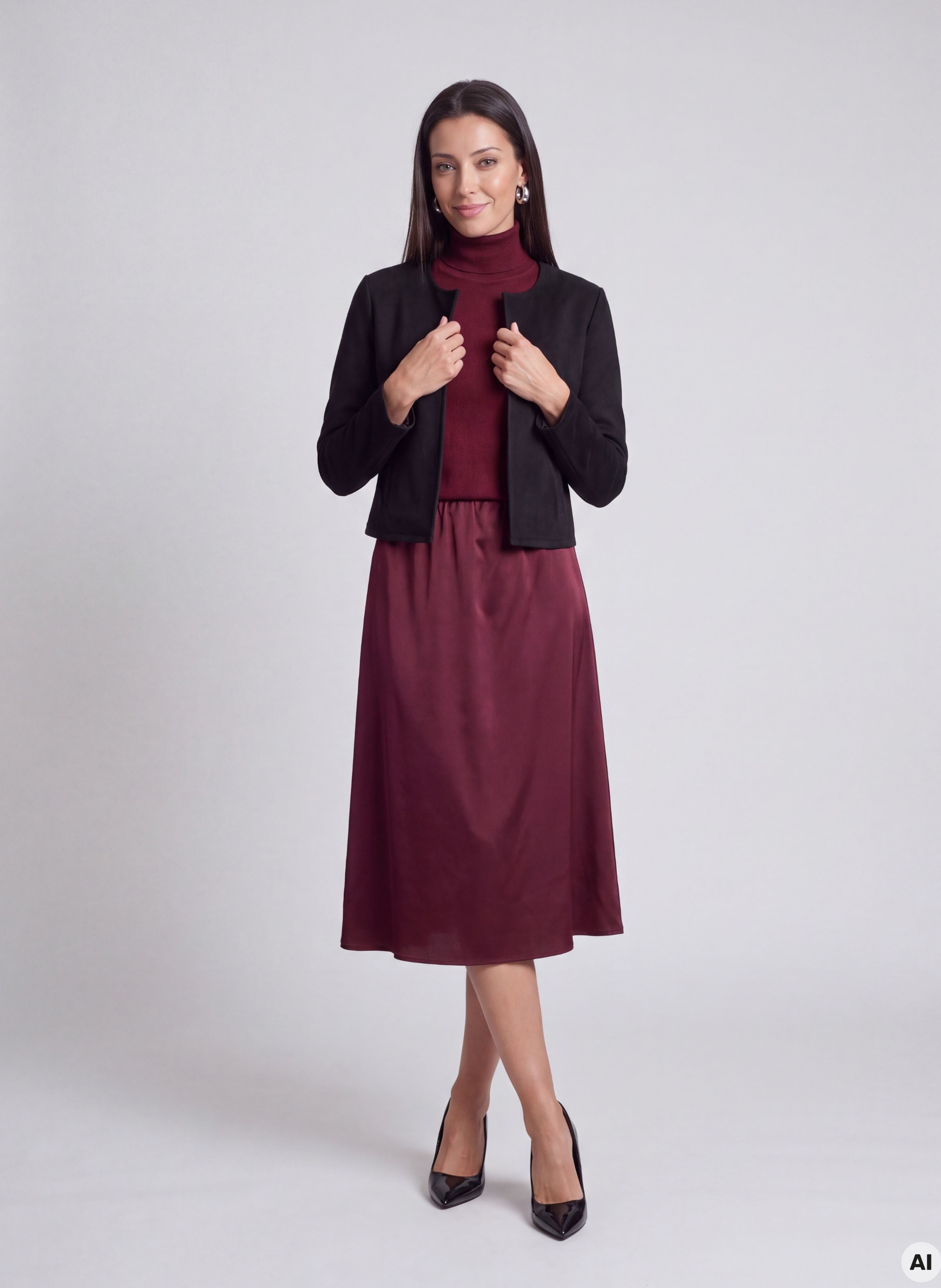 Schwarzer Damen-Bolero mit Rundhalsausschnitt ORSAY - 003