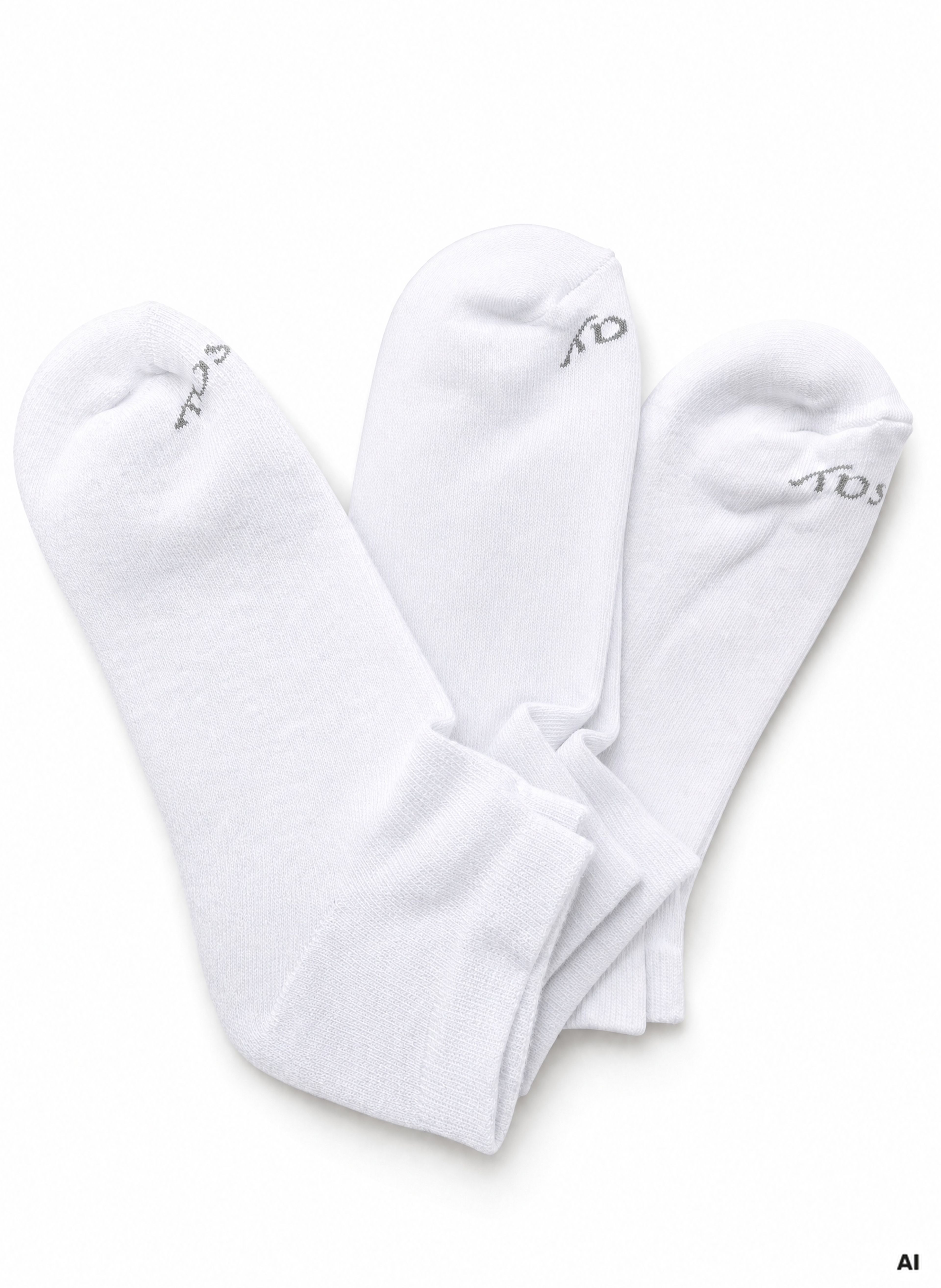 Weiße Damen-Knöchelsocken 3er-Pack ORSAY - 002