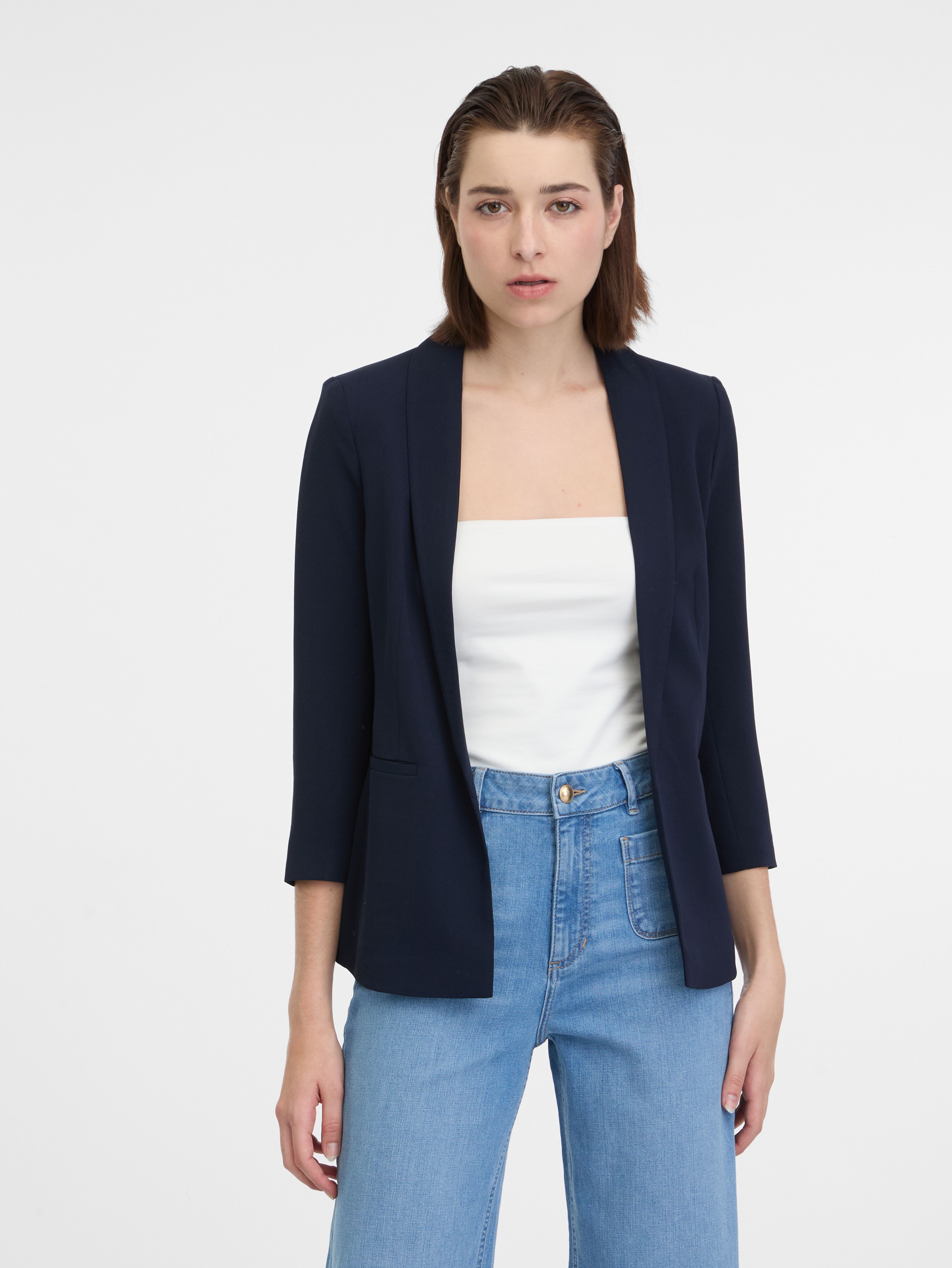 Dunkelblaue Damenjacke ORSAY