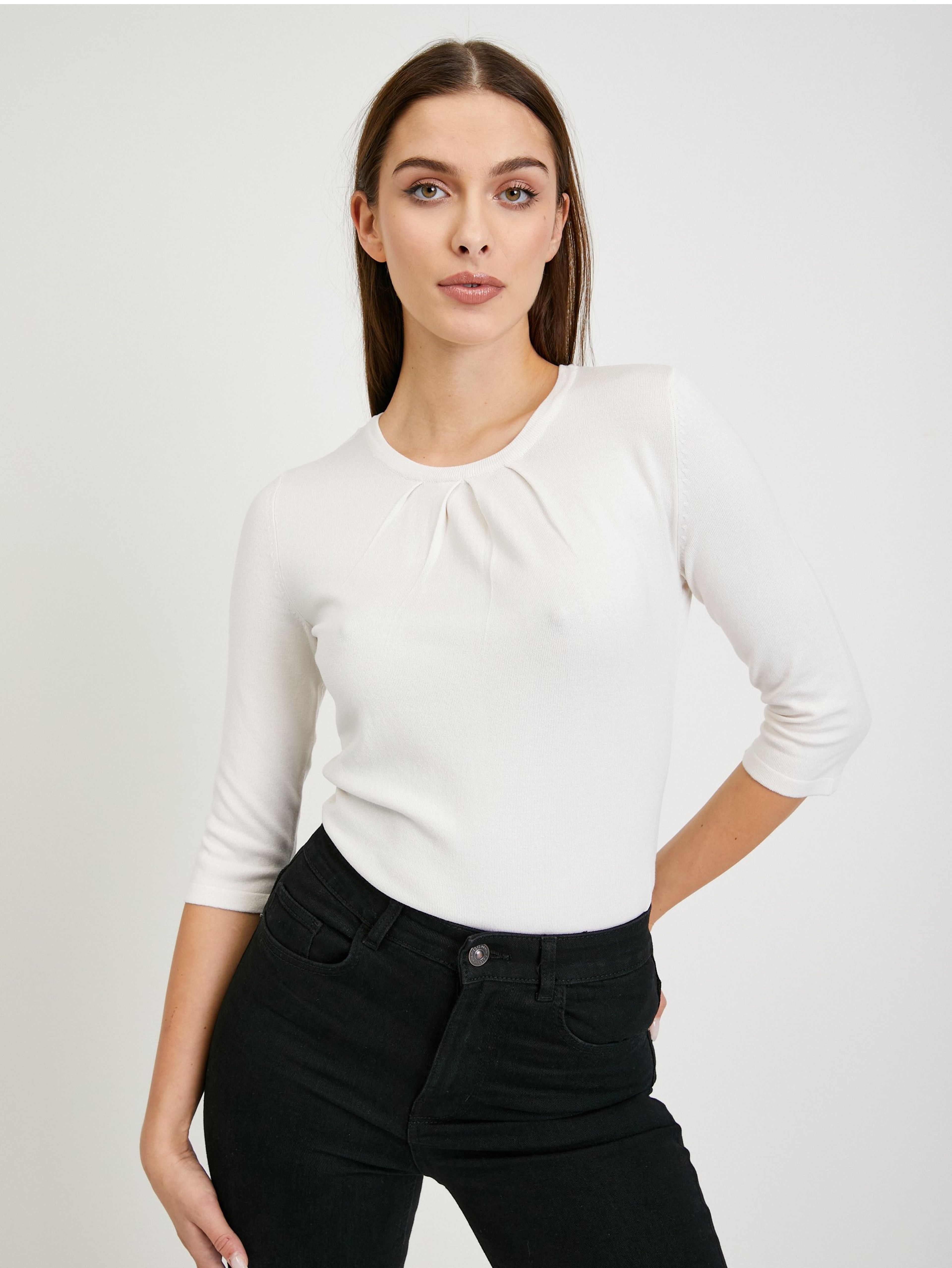Cremefarbener Pullover ORSAY