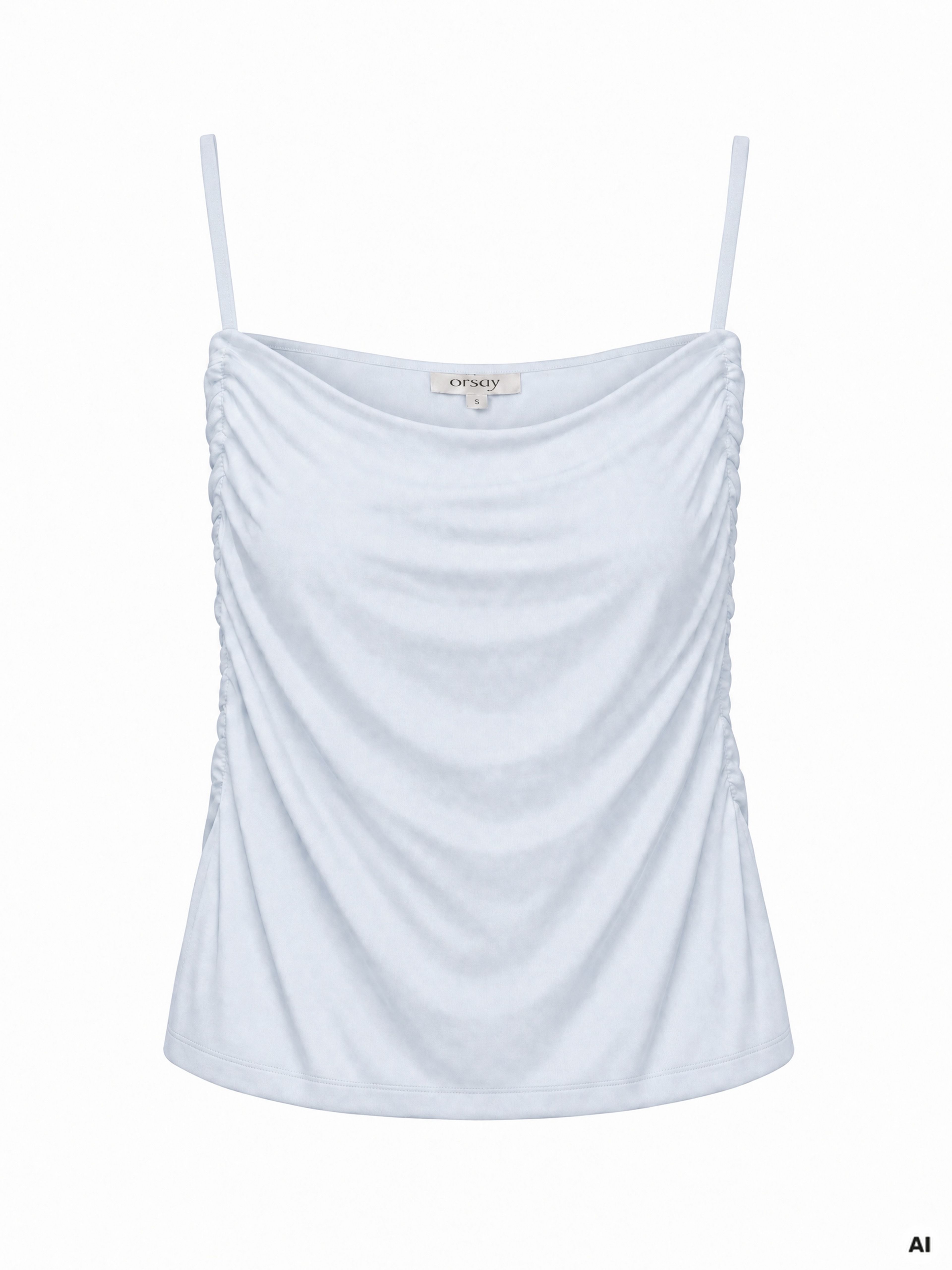 Hellblaues ärmelloses Damen-Top ORSAY - 006