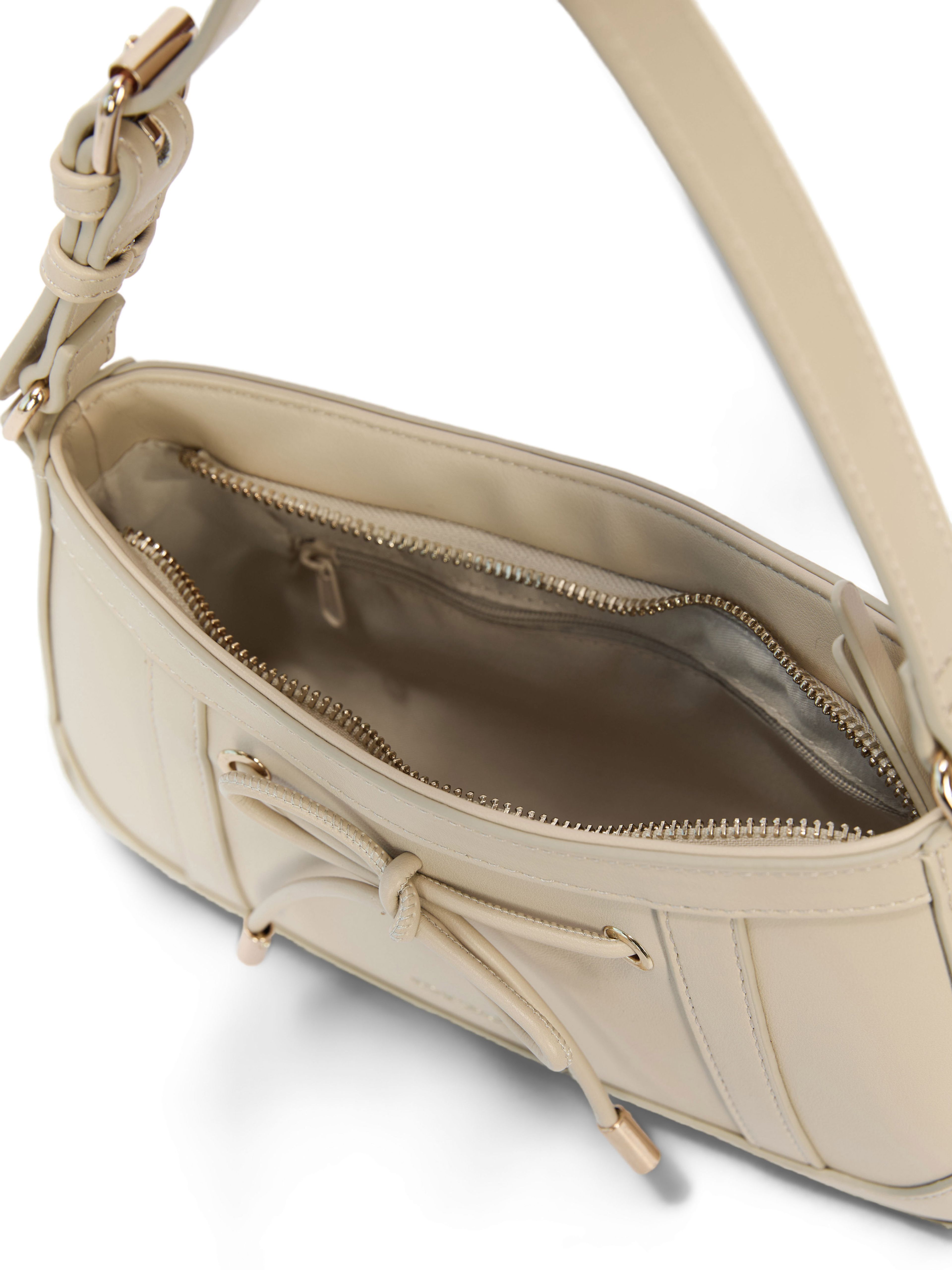 Cremefarbene Damen-Schultertasche mit Schleife ORSAY ISOLDE - 004