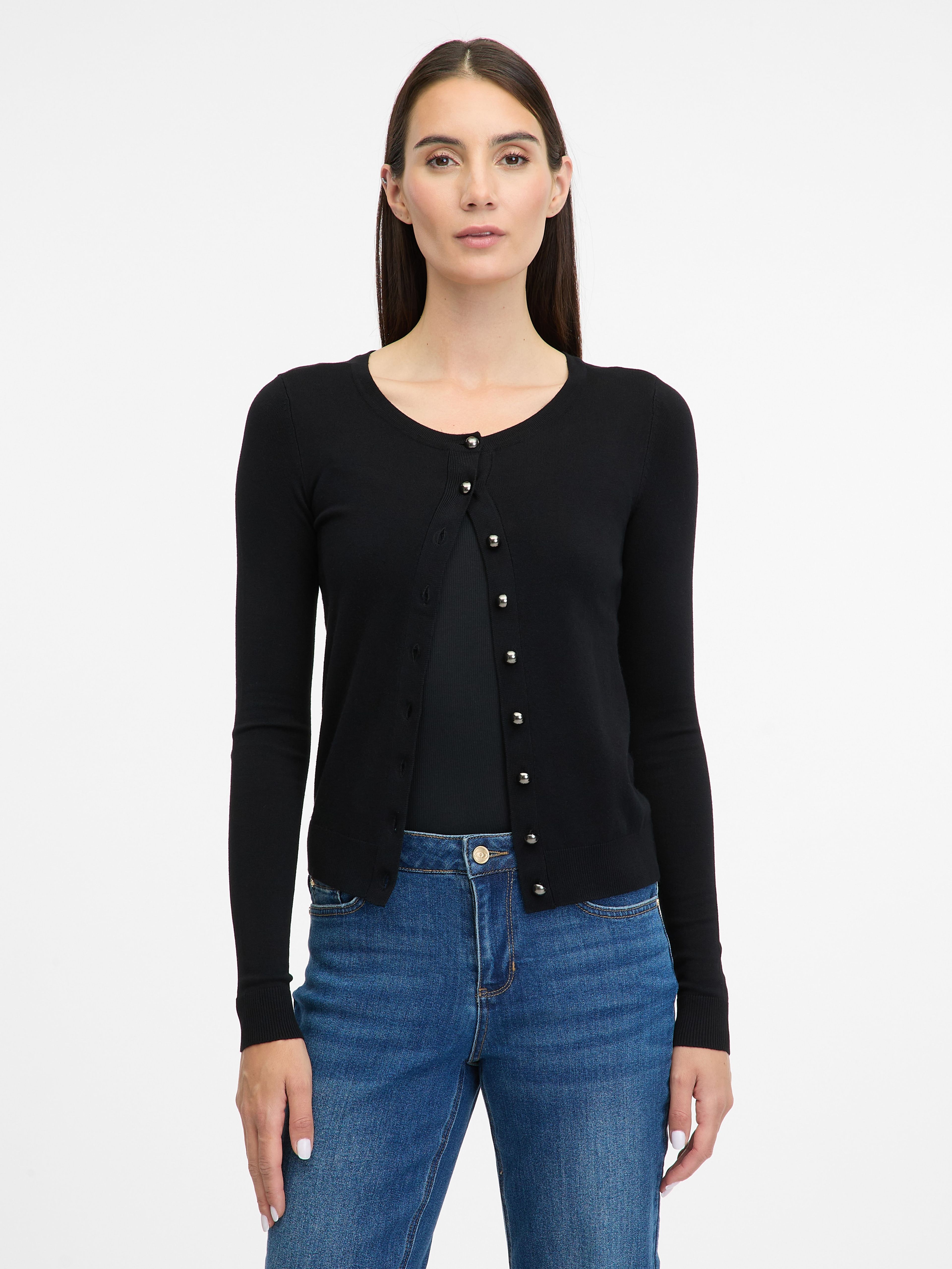 Cardigan negru de damă ORSAY