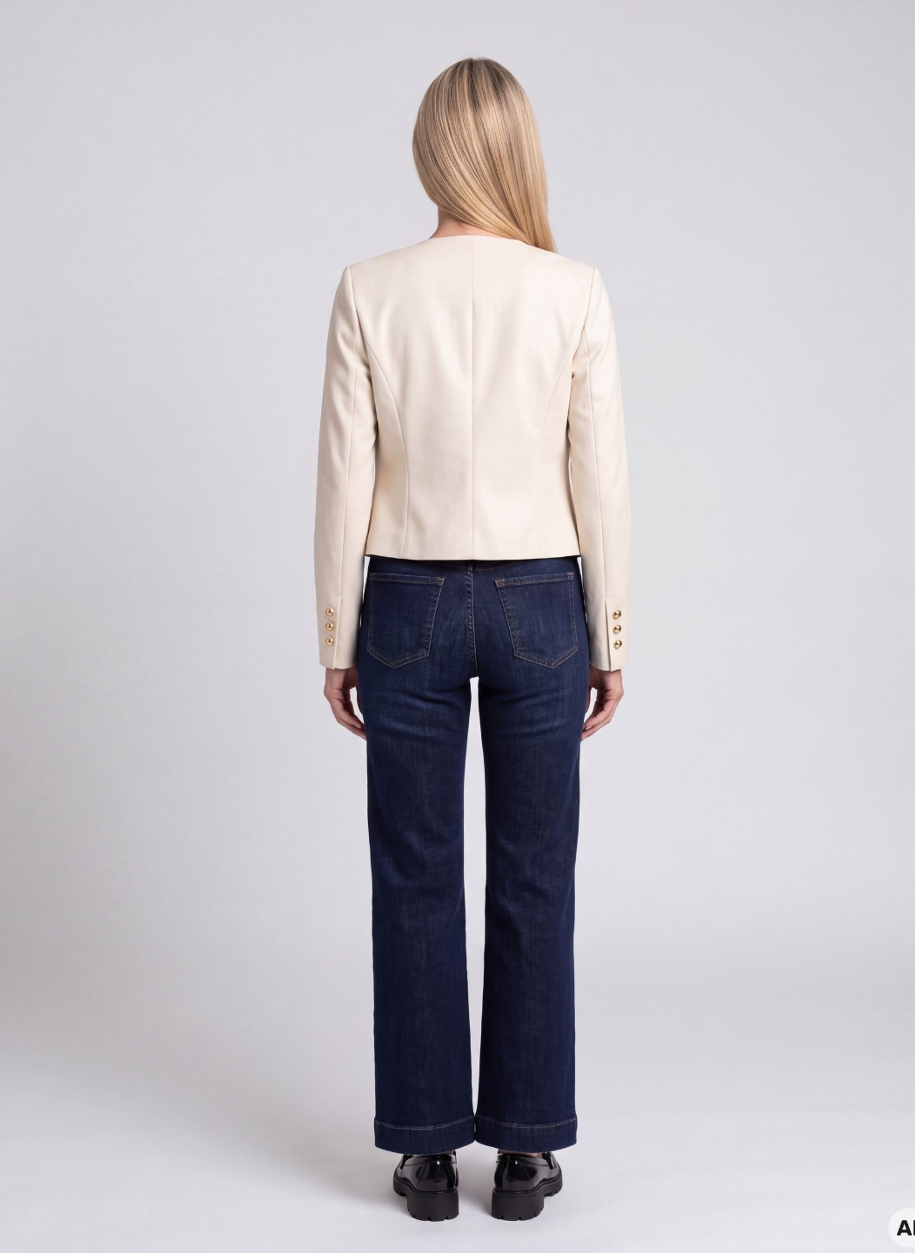 Cremefarbener Damen-Blazer ORSAY - 003